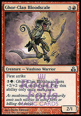 **4x FOIL Ghor-Clan Bloodscale GPT MTG Guildpact Uncommon MINT red green