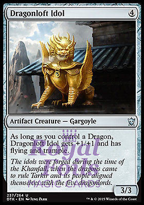 **4x FOIL Dragonloft Idol** DTK MTG Dragons of Tarkir Uncommon MINT artifact