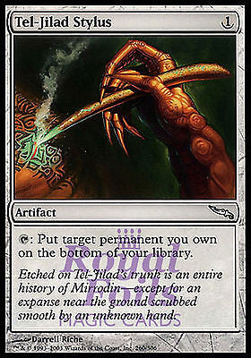 Tel-Jilad Stylus 1x FOIL MDN MTG Mirrodin Uncommon MINT artifact