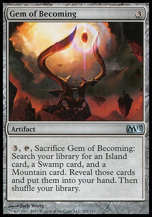 **1x FOIL Gem of Becoming** MTG M13 Core Set Uncommon MINT artifact