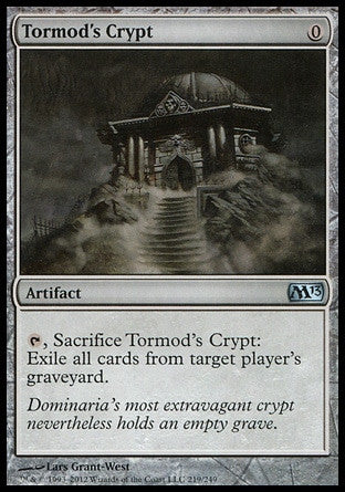 **1x FOIL Tormod's Crypt** MTG M13 Core Set Uncommon MINT artifact