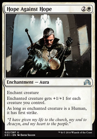 Hope Against Hope 2x FOIL SOI MTG Shadows Over Innistrad Uncommon MINT white