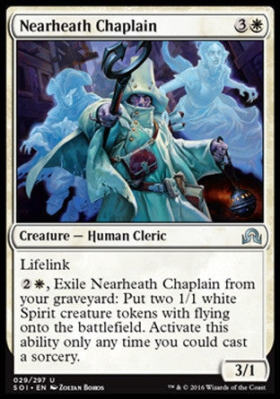 **2x FOIL Nearheath Chaplain** SOI MTG Shadows Over Innistrad Uncommon MINT white