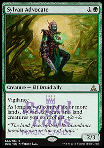 Sylvan Advocate 2x FOIL OGW MTG Oath of the Gatewatch Rare MINT green
