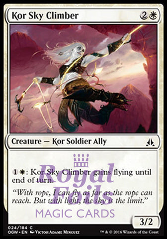 **4x FOIL Kor Sky Climber OGW MTG Oath of the Gatewatch Common MINT white