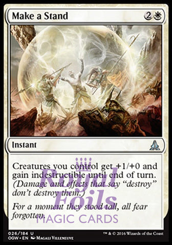 Make a Stand 2x FOIL OGW MTG Oath of the Gatewatch Uncommon MINT white