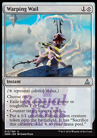 Warping Wail 1x FOIL OGW MTG Oath of the Gatewatch Uncommon MINT colorless