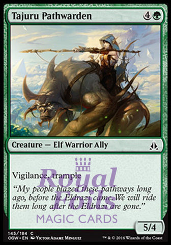 Tajuru Pathwarden 4x FOIL OGW MTG Oath of the Gatewatch Common 2 MINT 2 NM green