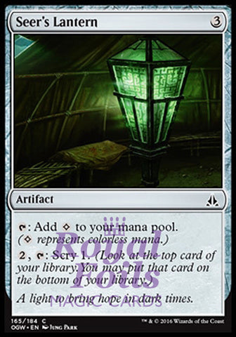 Seer's Lantern 4x FOIL OGW MTG Oath of the Gatewatch Common NM artifact