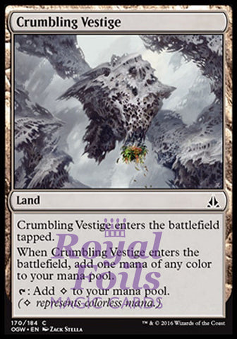 Crumbling Vestige 2x FOIL OGW MTG Oath of the Gatewatch Common MINT land