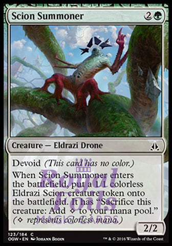 Scion Summoner 2x FOIL OGW MTG Oath of the Gatewatch Common MINT green