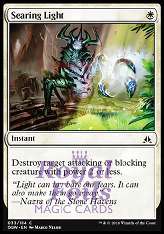 Searing Light 4x FOIL OGW MTG Oath of the Gatewatch Common MINT white