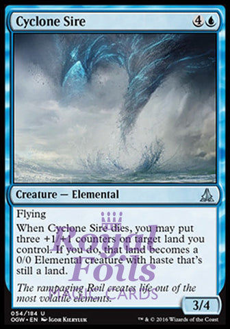 Cyclone Sire 4x FOIL OGW MTG Oath of the Gatewatch Uncommon MINT blue