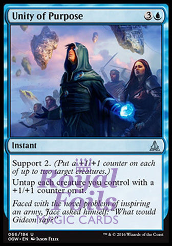 Unity of Purpose 2x FOIL OGW MTG Oath of the Gatewatch Uncommon MINT blue