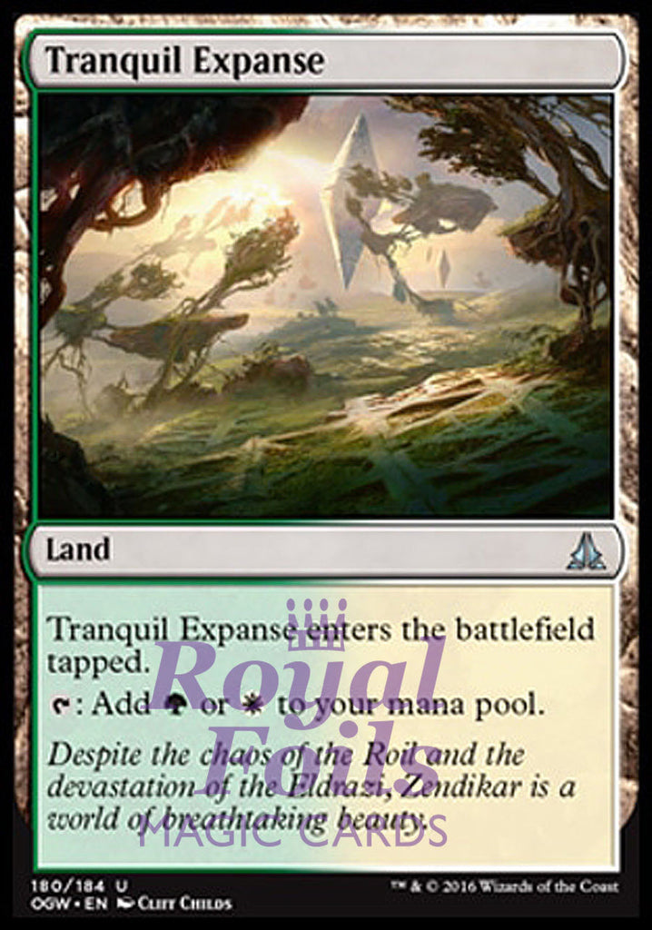 **2x FOIL Tranquil Expanse OGW MTG Oath of the Gatewatch Uncommon MINT green white
