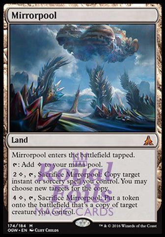 Mirrorpool 1x FOIL OGW MTG Oath of the Gatewatch Mythic MINT land