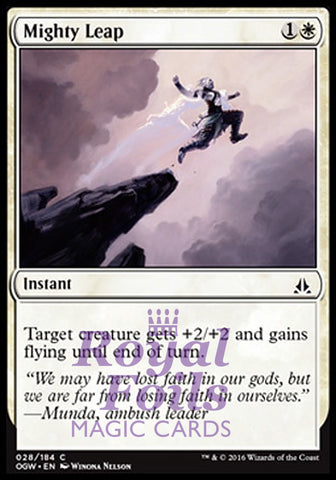 Mighty Leap 4x FOIL OGW MTG Oath of the Gatewatch Common MINT white