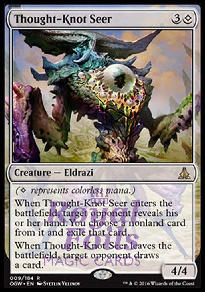 **1x FOIL Thought-Knot Seer** OGW MTG Oath of the Gatewatch Rare NM colorless