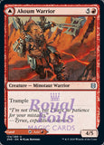 Akoum Warrior // Teeth 4x FOIL ZNR MTG Zendikar Rising Uncommon MINT red land