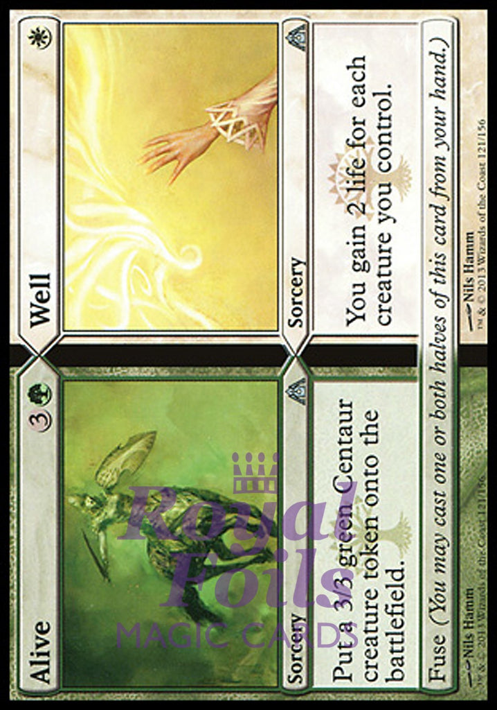 Alive // Well 2x FOIL DGM MTG Dragon's Maze Uncommon MINT green white