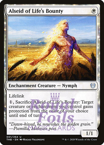 Alseid of Life's Bounty 2x FOIL THB MTG Theros Beyond Death Uncommon MINT white