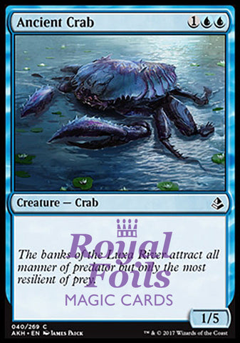 Ancient Crab 4x FOIL AKH MTG Amonkhet Common MINT blue