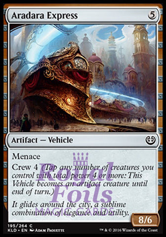 **2x FOIL Aradara Express** KLD MTG Kaladesh Common MINT artifact