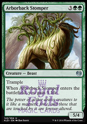 **4x FOIL Arborback Stomper** KLD MTG Kaladesh Uncommon MINT green