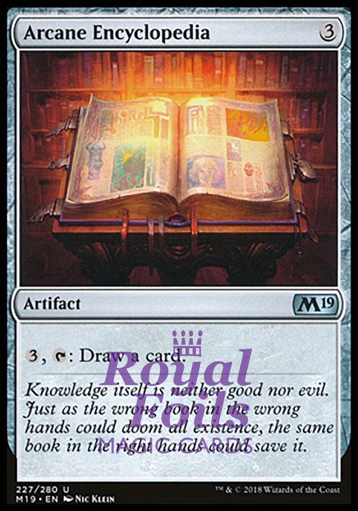 Arcane Encyclopedia 2x FOIL M19 MTG Core Set 2019 Uncommon MINT artifact