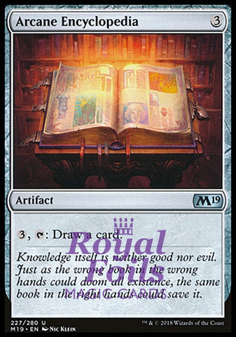 Arcane Encyclopedia 2x FOIL M19 MTG Core Set 2019 Uncommon MINT artifact