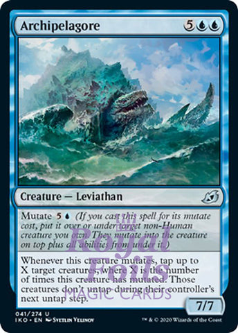 Archipelagore 4x FOIL IKO MTG Ikoria Uncommon MINT blue