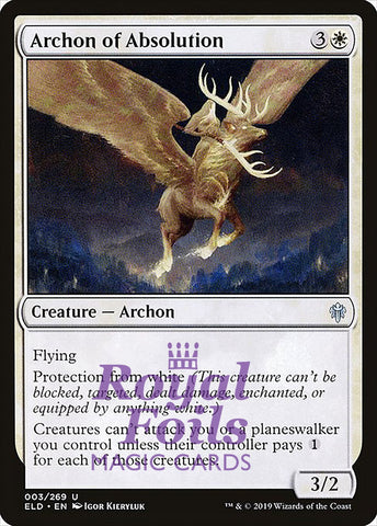 Archon of Absolution 2x FOIL ELD MTG Throne of Eldraine Uncommon MINT white