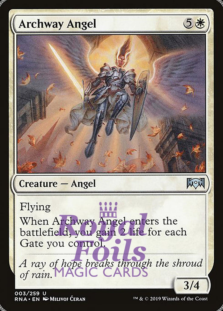 Archway Angel 2x FOIL RNA MTG Ravnica Allegiance Uncommon MINT white