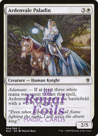 Ardenvale Paladin 3x FOIL ELD MTG Throne of Eldraine Common MINT red