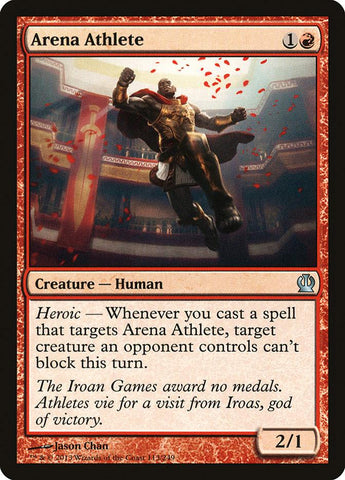 **4x FOIL Arena Athlete** THS MTG Theros Uncommon MINT red