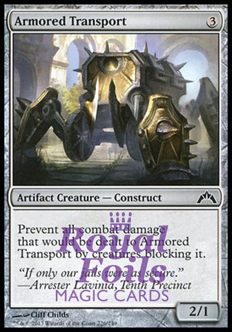 Armored Transport 4x FOIL GTC MTG Gatecrash Common MINT artifact