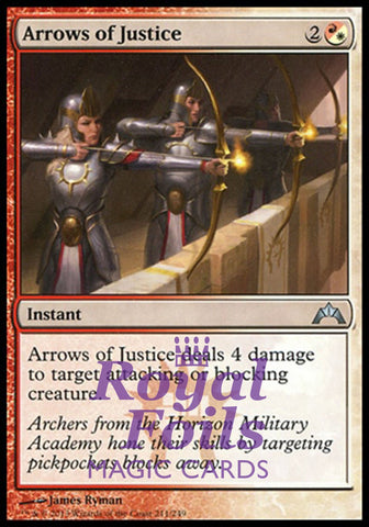 **2x FOIL Arrows of Justice** GTC MTG Gatecrash Uncommon MINT red white