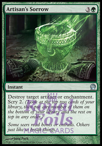 Artisan's Sorrow 2x FOIL THS MTG Theros Uncommon MINT green