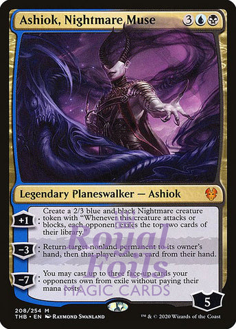 **1x FOIL Ashiok, Nightmare Muse** THB MTG Theros Beyond Death Mythic MINT blue black