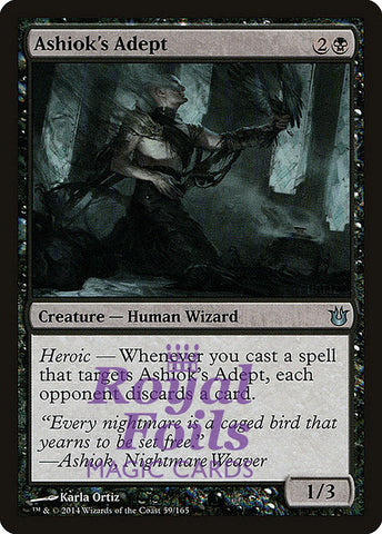 **2x FOIL Ashiok's Adept** BNG MTG Born of the Gods Uncommon MINT black