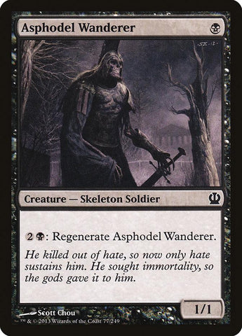 Asphodel Wanderer 4x FOIL THS MTG Theros Common MINT black