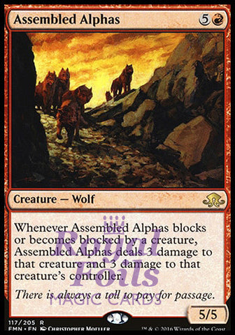 **2x FOIL Assembled Alphas** EMN MTG Eldritch Moon Rare MINT red