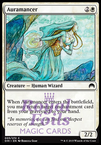 **4x FOIL Auramancer** ORI MTG Magic Origins Common MINT white