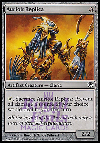 Auriok Replica 4x FOIL SOM MTG Scars of Mirrodin Common MINT white