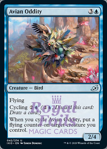 Avian Oddity 4x FOIL IKO MTG Ikoria Uncommon MINT blue