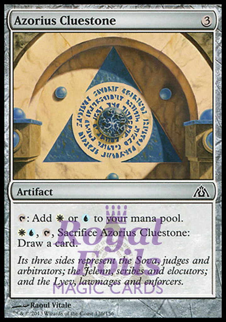 Azorius Cluestone 4x FOIL DGM MTG Dragon's Maze Common MINT blue white artifact