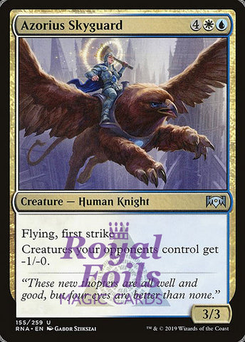Azorius Skyguard 4x FOIL RNA MTG Ravnica Allegiance Uncommon MINT white blue