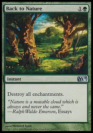 **1x FOIL Back to Nature** MTG M11 Core Set Uncommon MINT white