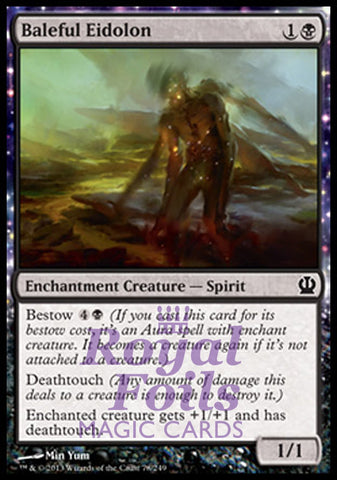 Baleful Eidolon 4x FOIL THS MTG Theros Common MINT black