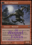 **4x FOIL Hanweir Watchkeep // Bane of Hanweir** ISD MTG Innistrad Uncommon 3 MT + 1 NM red